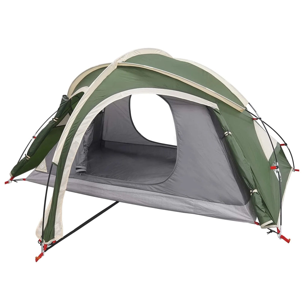 Tenda da trekking con telo impermeabile 2 persona Verde 42042214