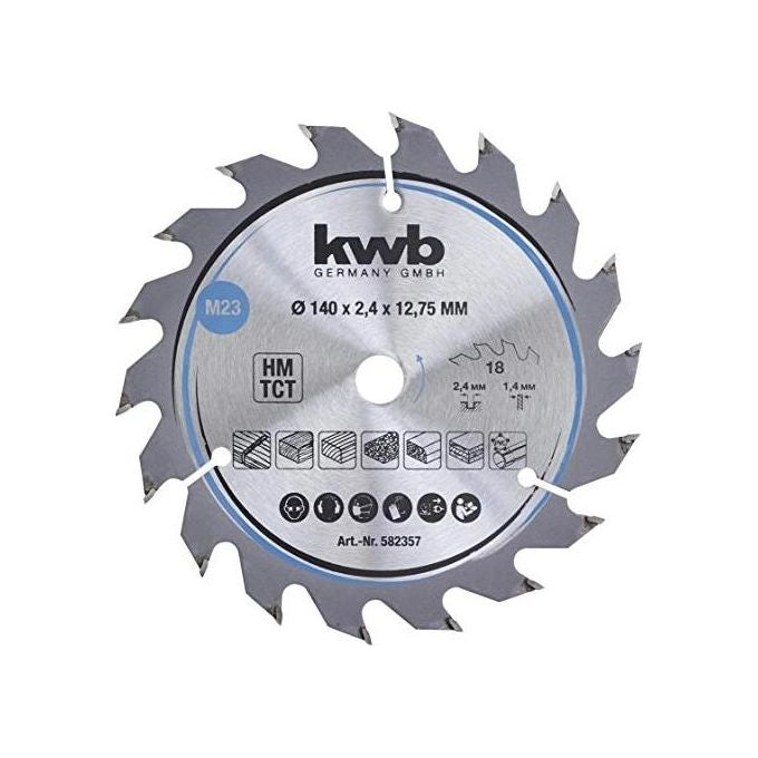 kwb 582357 lama circolare 14 cm 1 pz