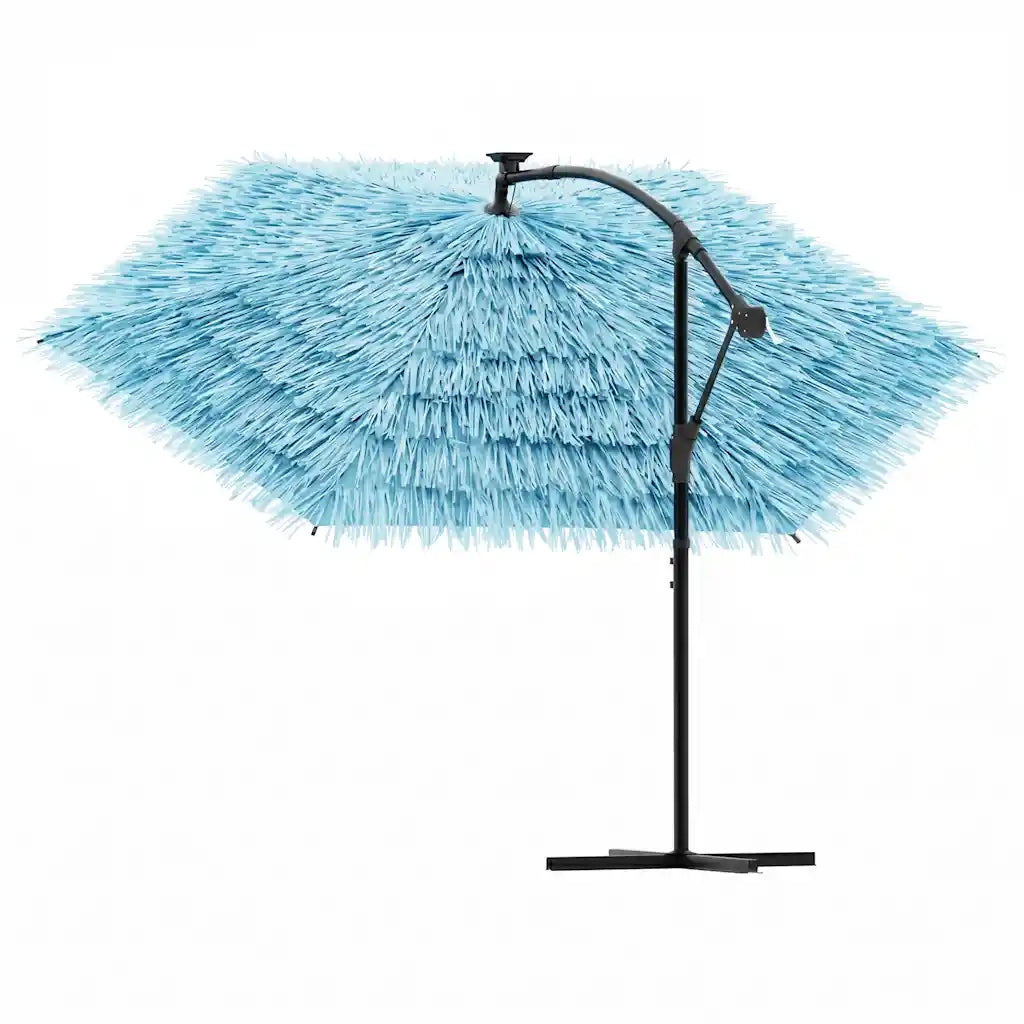 Ombrello | Parasolne Giardino con Palo in Acciaio Blu 290x290x238 cm