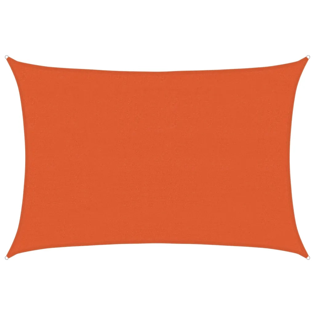 vidaXL Vela Parasole 160 g/m² Rettangolare Arancione 4x5 m in HDPE