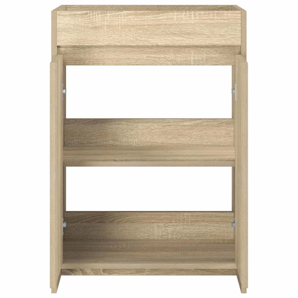Mobiletto da Bagno Sotto Lavabo Rovere Sonoma 56 x 37,5 x 81 cm