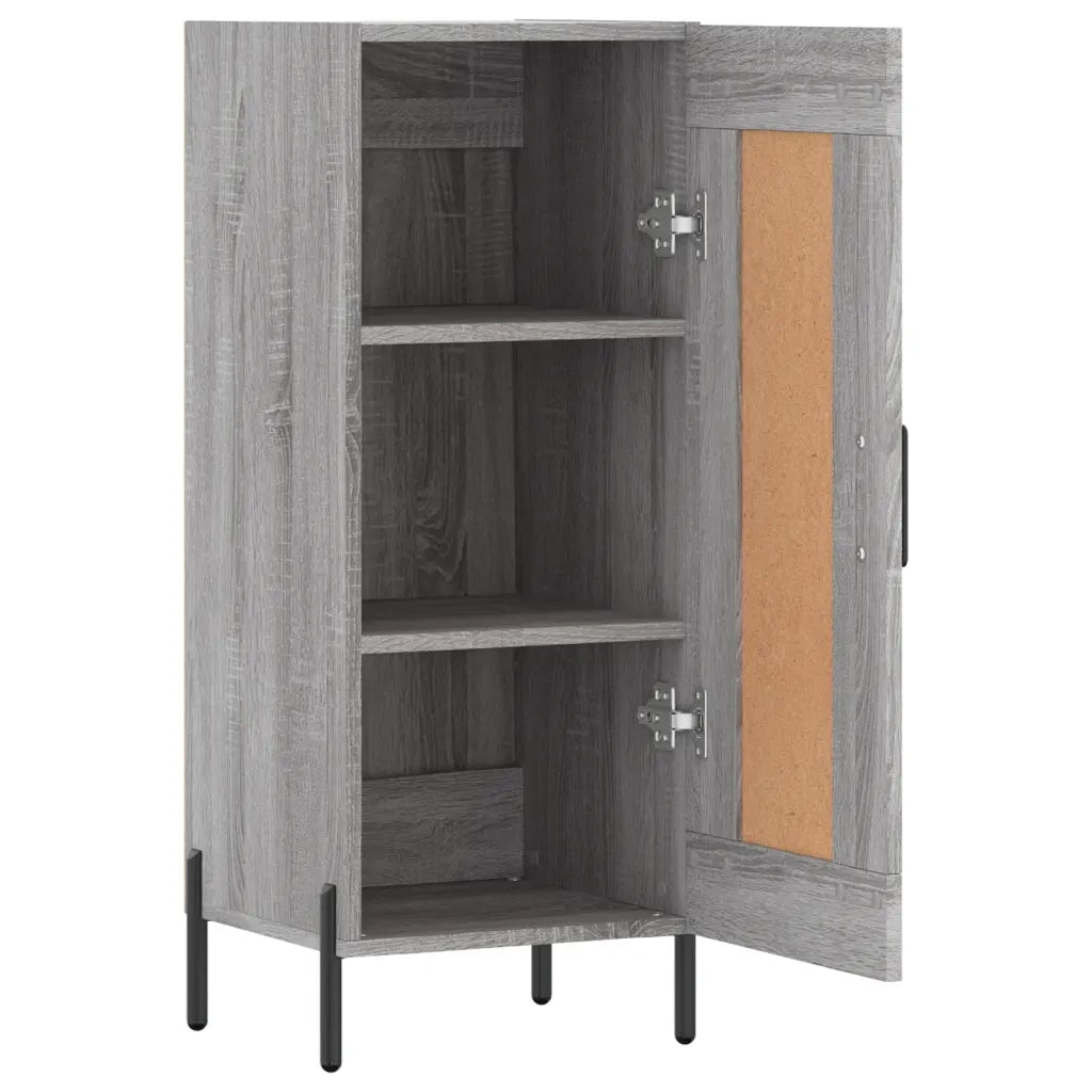 Credenza-Buffet-Armadio da cucina Grigio Sonoma 34,5x34x90 cm in Legno Multistrato 587725