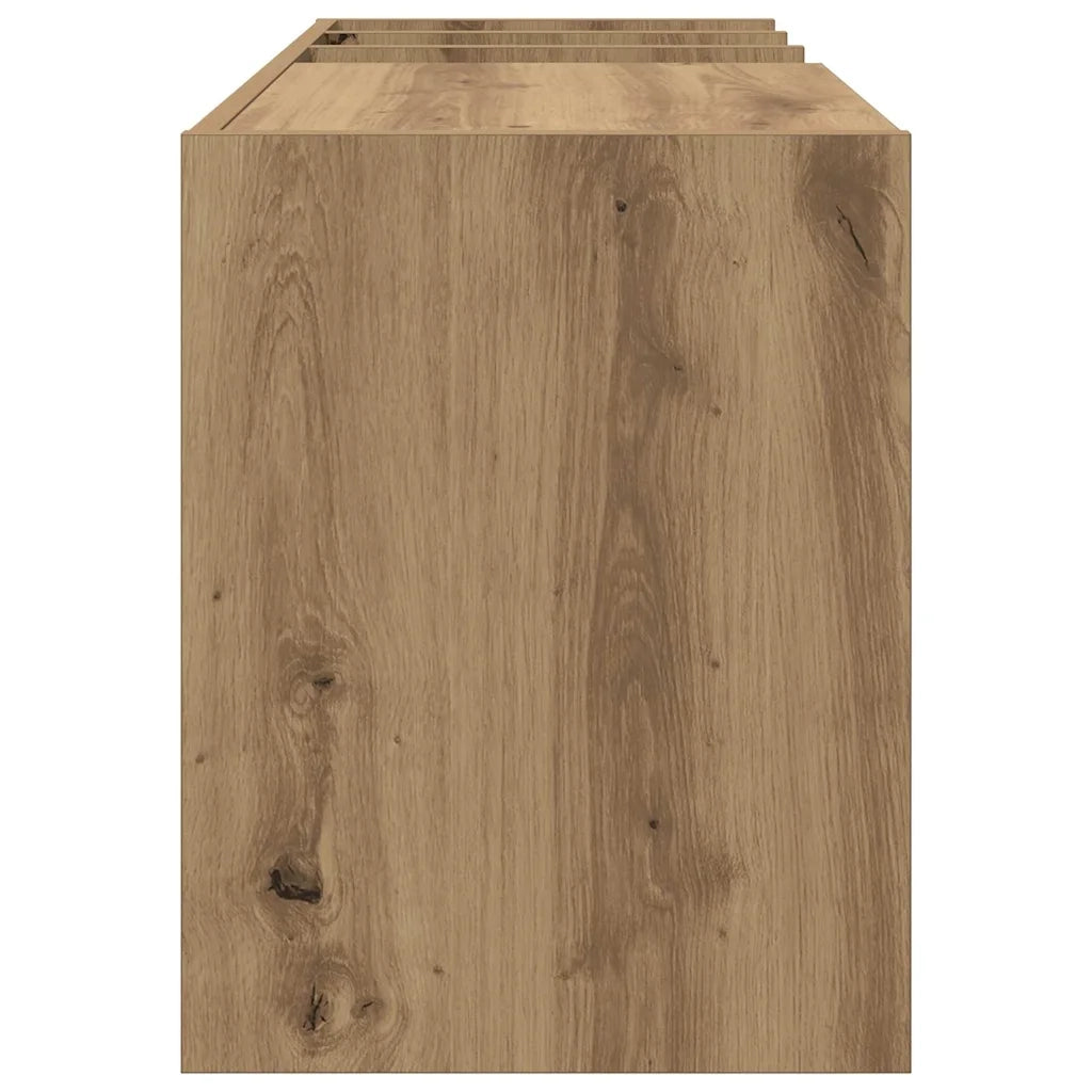 Mobile porta vinili Rovere artigianale 78.5 x 35 x 45 cm CFW5938786