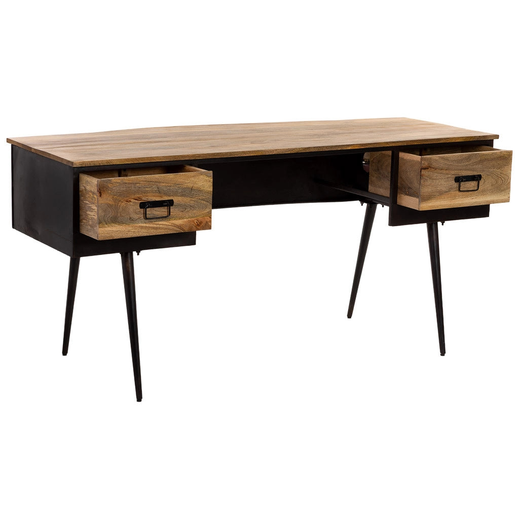 Scrivania a 2 cassetti 160x60x78h cm
