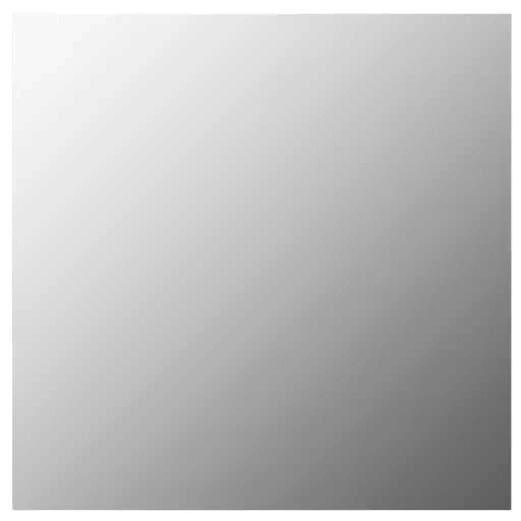 Specchio da Parete 40x40 cm Quadrato in Vetro 245697