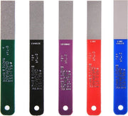 Set di diamanti colorato SF/F/M/C/XC in cassetta da 5 pezzi