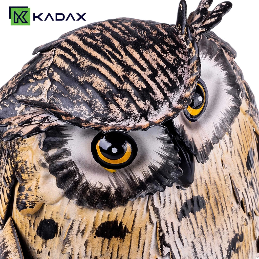 KADAX Stalowa figura ogrodowa sowa QX240512 K16039