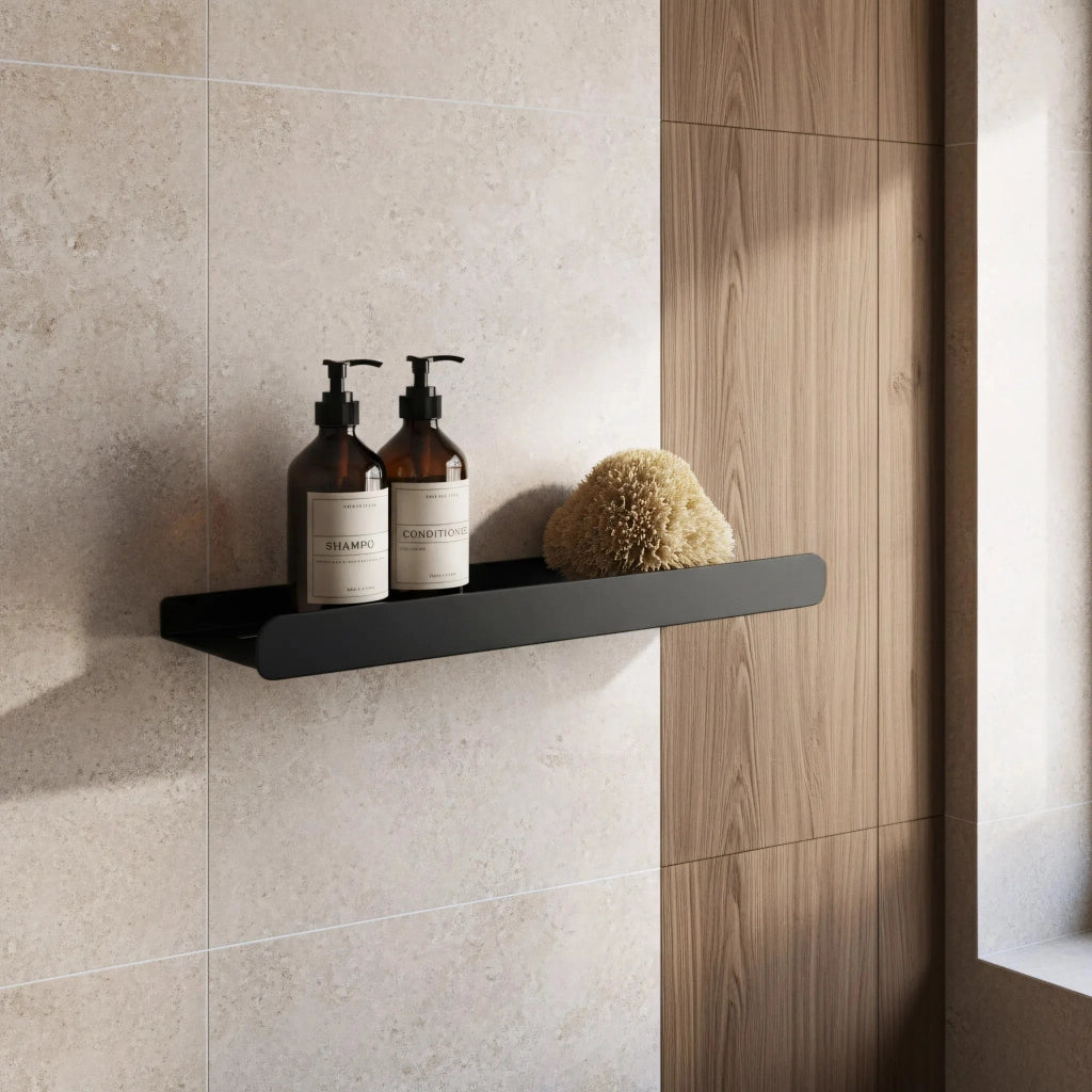Mensola Da Bagno Sf03 45cm Black Matt
