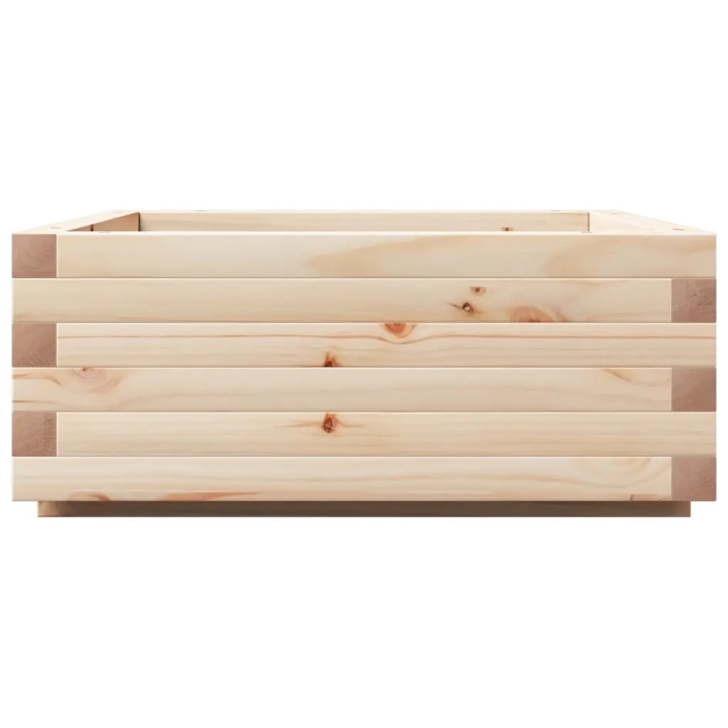 vidaXL Fioriera da Giardino 60x60x26,5 cm in Legno Massello di Pino