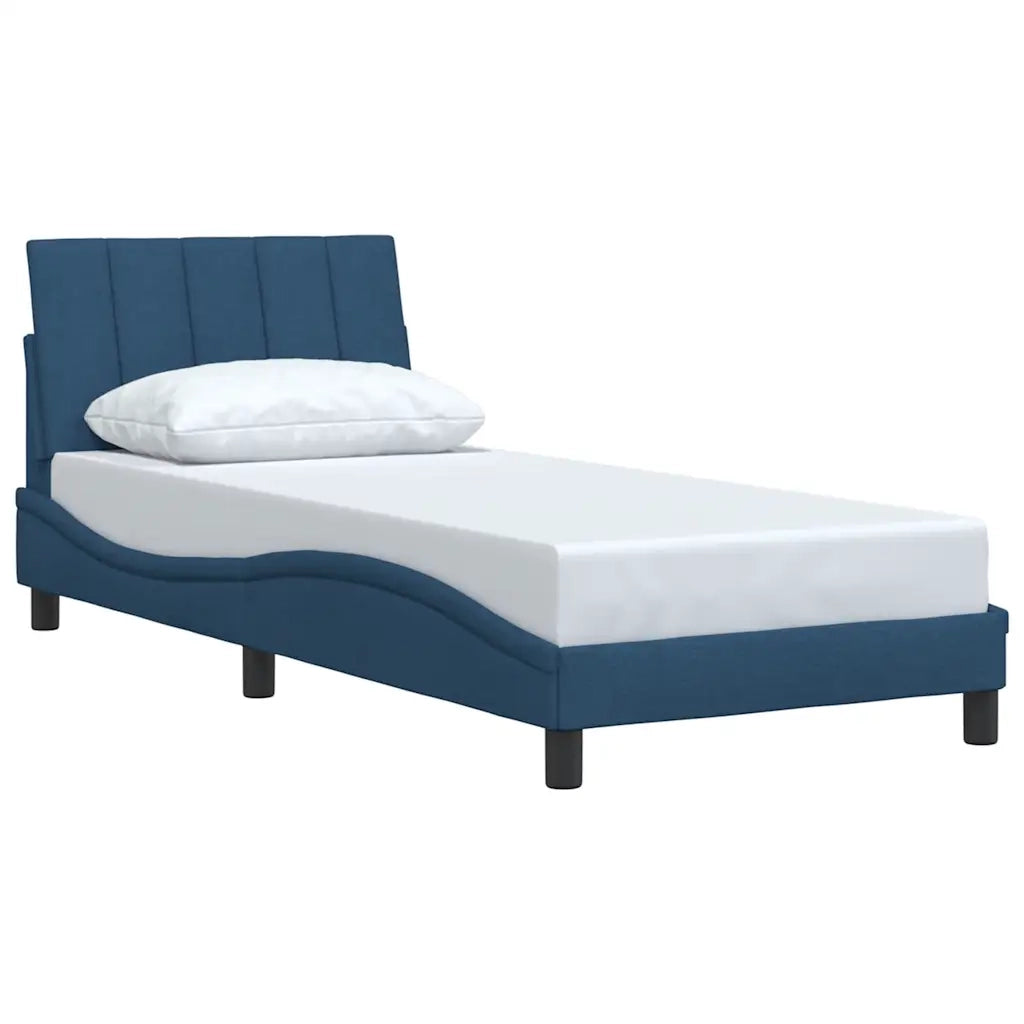 Giroletto senza Materasso Hanko Blu 90x190 cm in Tessuto