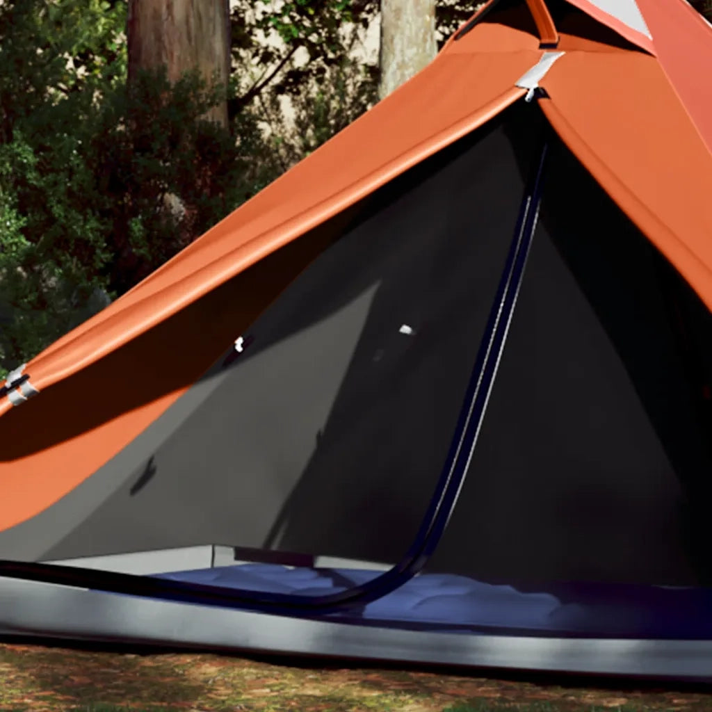 Tenda da Campeggio Tipi 1 Persona Arancione Impermeabile