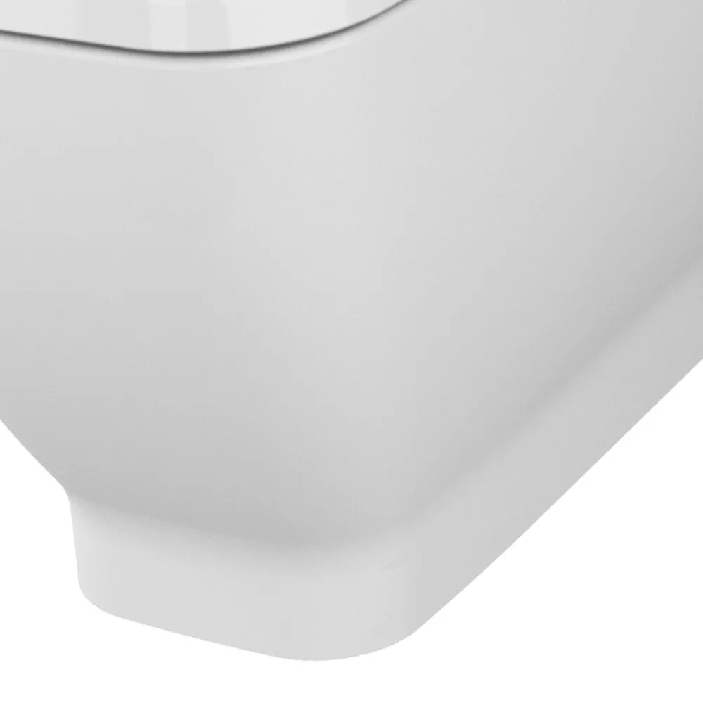 Vaso a pavimento filo muro con scarico a parete in ceramica - Serie Shift