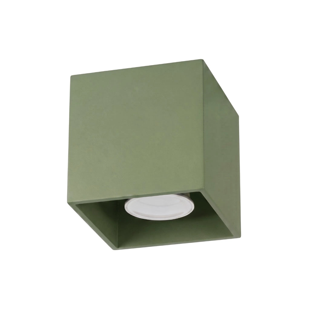 Plafoniera QUAD 1 verde oliva
