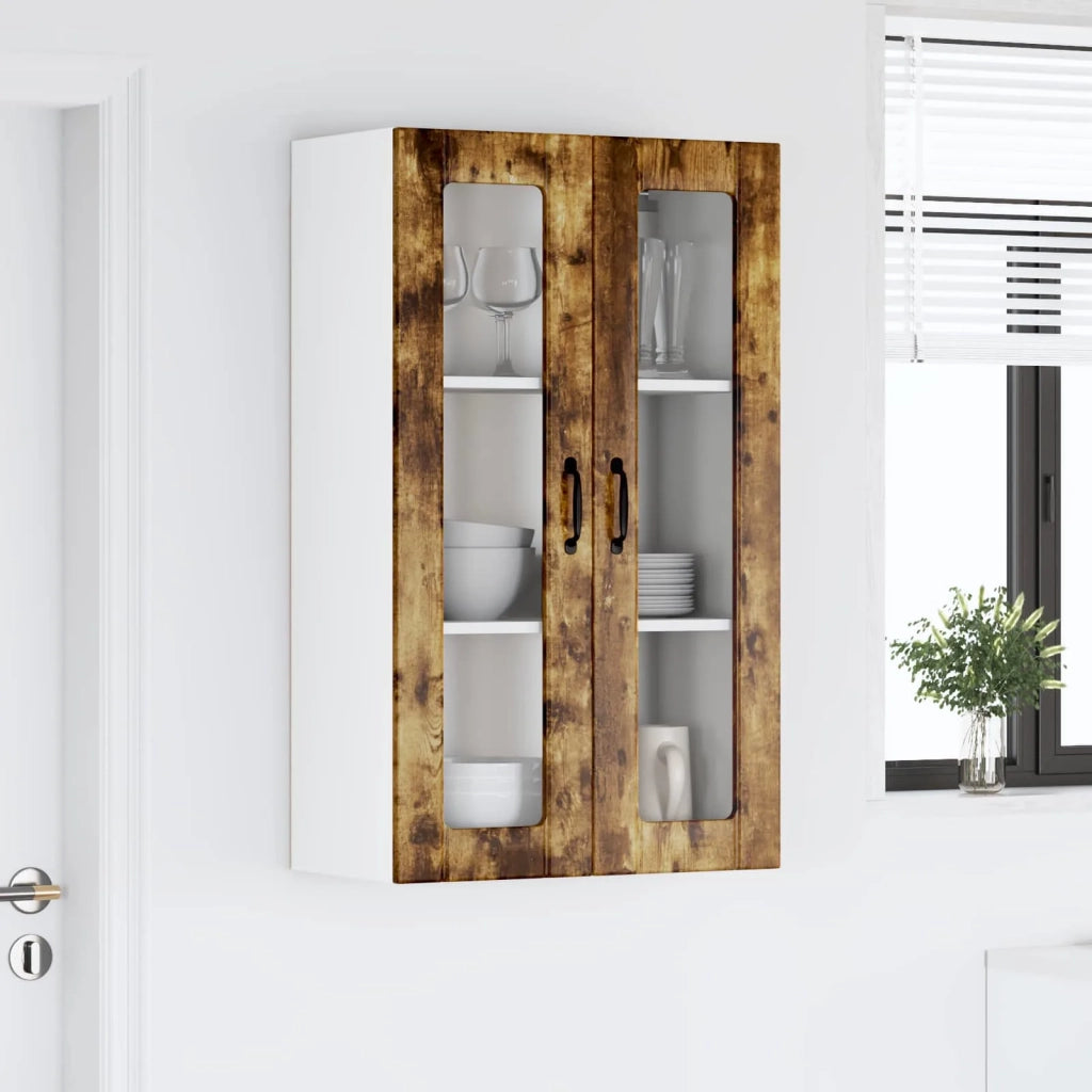 Pensile cucina con porta Lucca Rovere Fumo 60 x 31 x 100 cm 885180