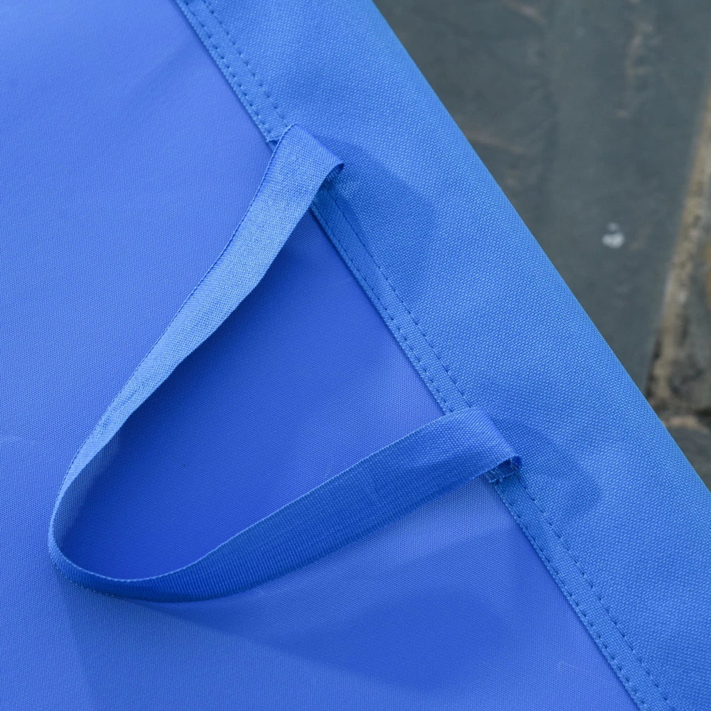 Sdraio Pieghevole con Schienale Regolabile ¨C zephmum ¨C Blu 187x55x24 cm