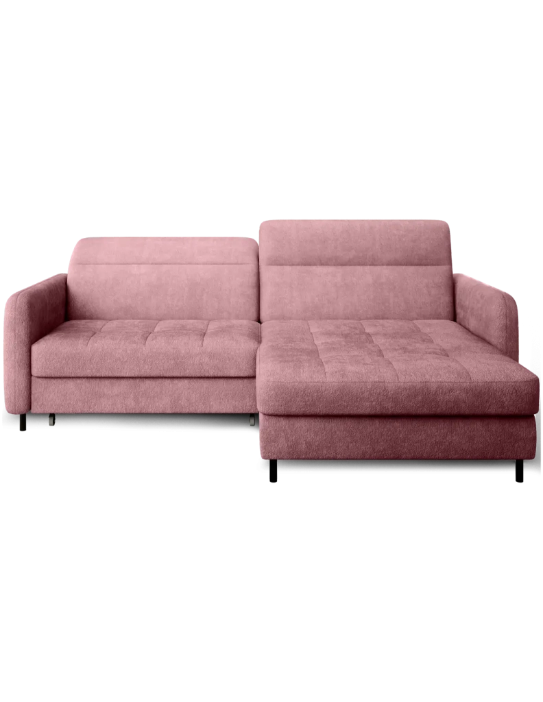 Divano ad angolo collezione GOUMSI colore Rosa cipria