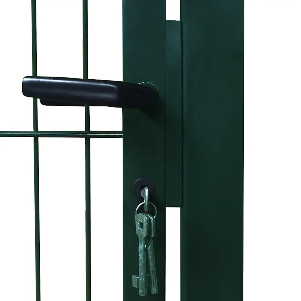 Cancello per Recinzione 2D (Singolo) Verde 100x120 cm CFW7694741