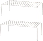 Organizzatore per armadi cucina - ripiano di archiviazione - 2 pezzi