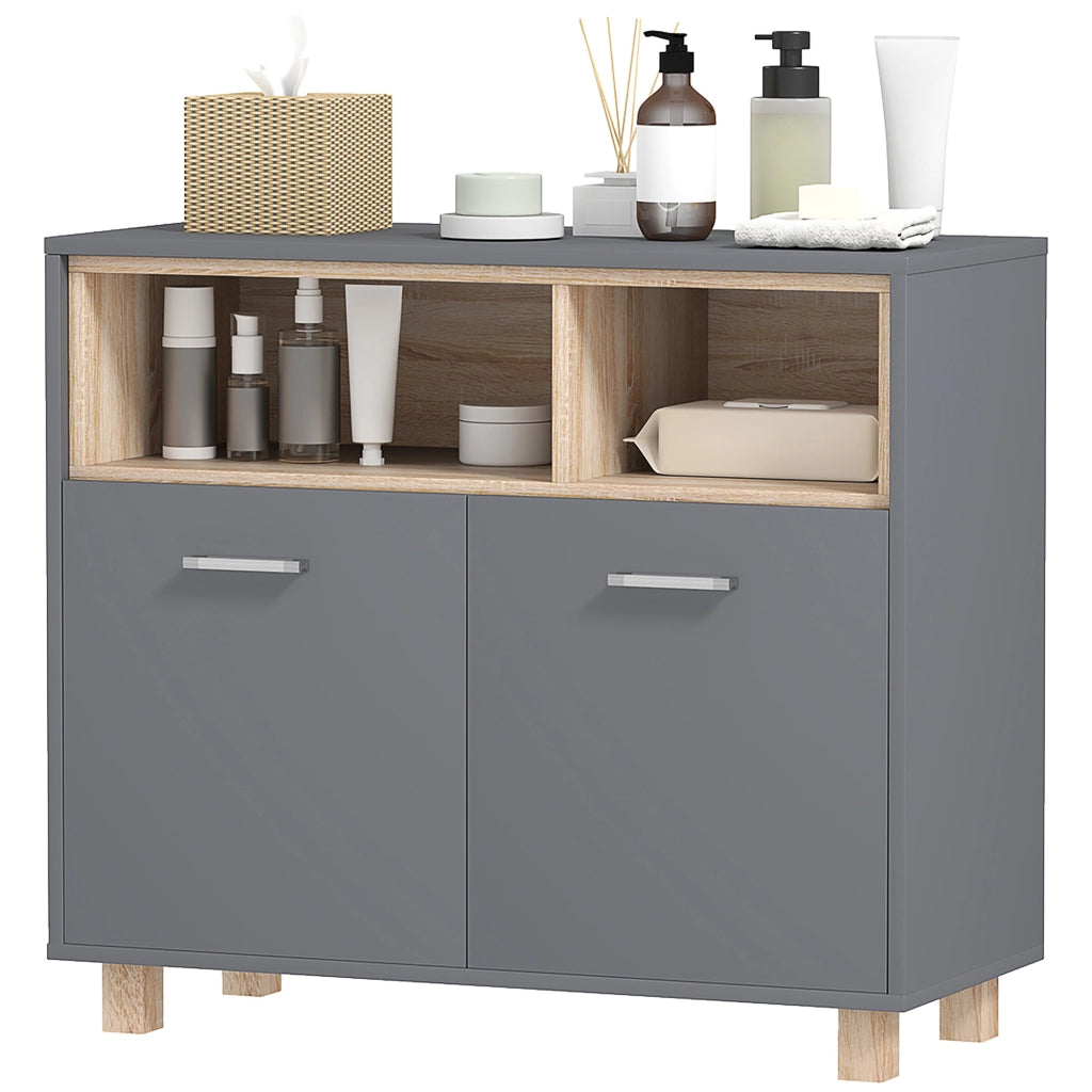Mobile da bagno ¨C zephmum ¨C bianco rovere 60x30x