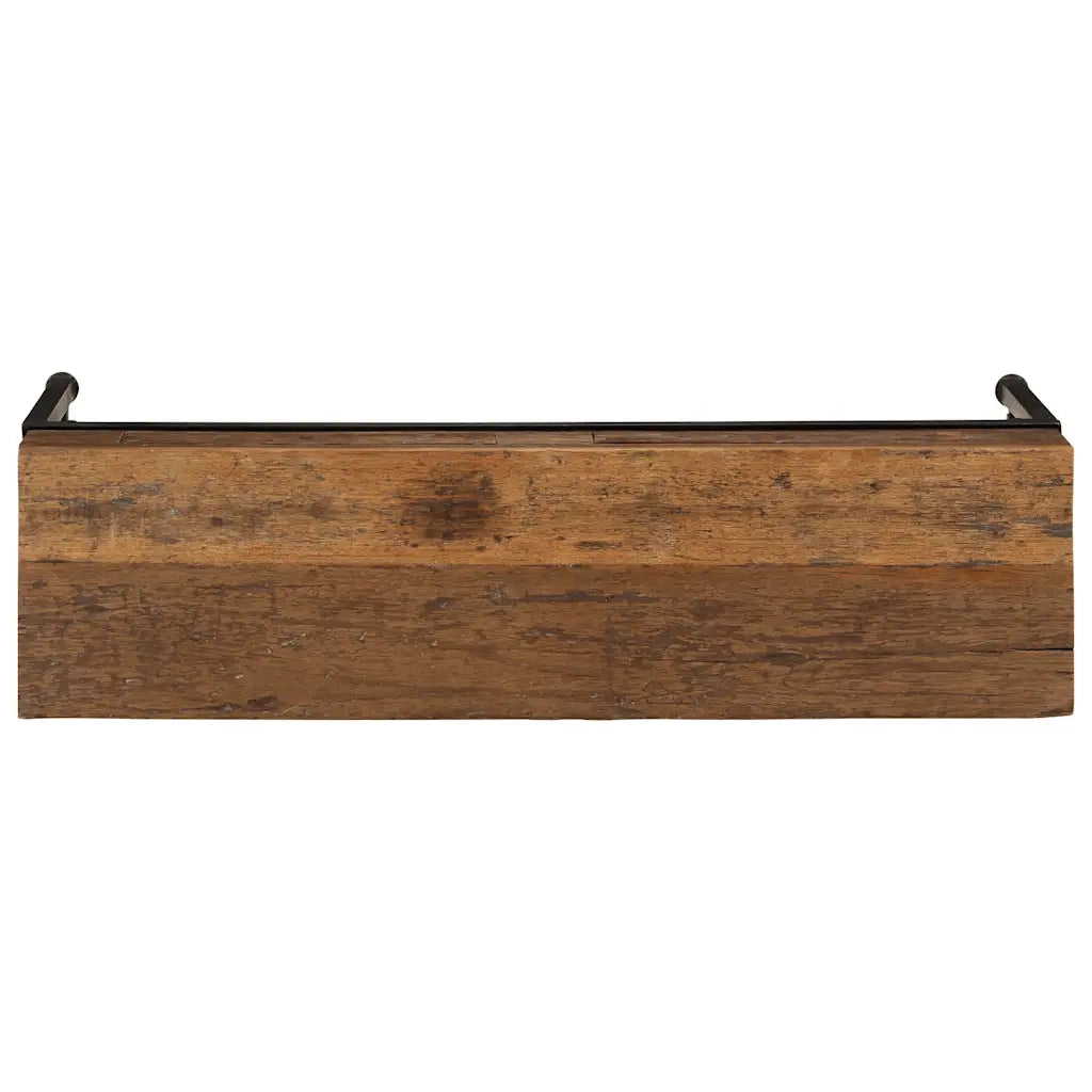 Mobile Porta TV 110x30x46 in Legno Massello di Recupero 351124