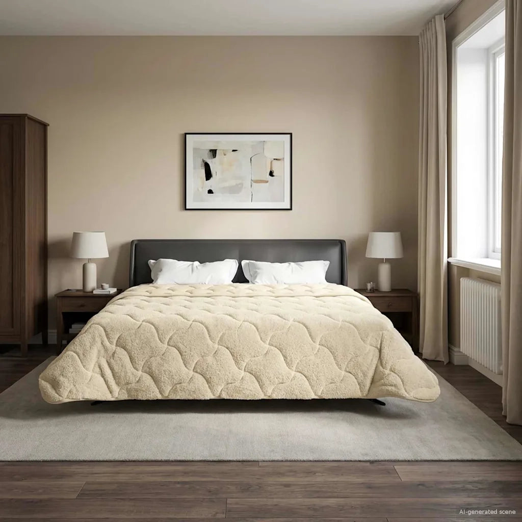Piumone Completo Annuale Trapuntato Crema 200 x 220 cm