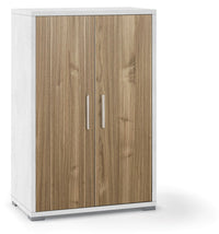 Armadietto Multiuso 2 Ante 71x110x41 cm Ossido Bianco/Noce Stelvio