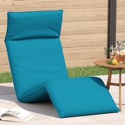Lettino Pieghevole Blu 175x54x8,5 cm in Tessuto Oxford 4019750
