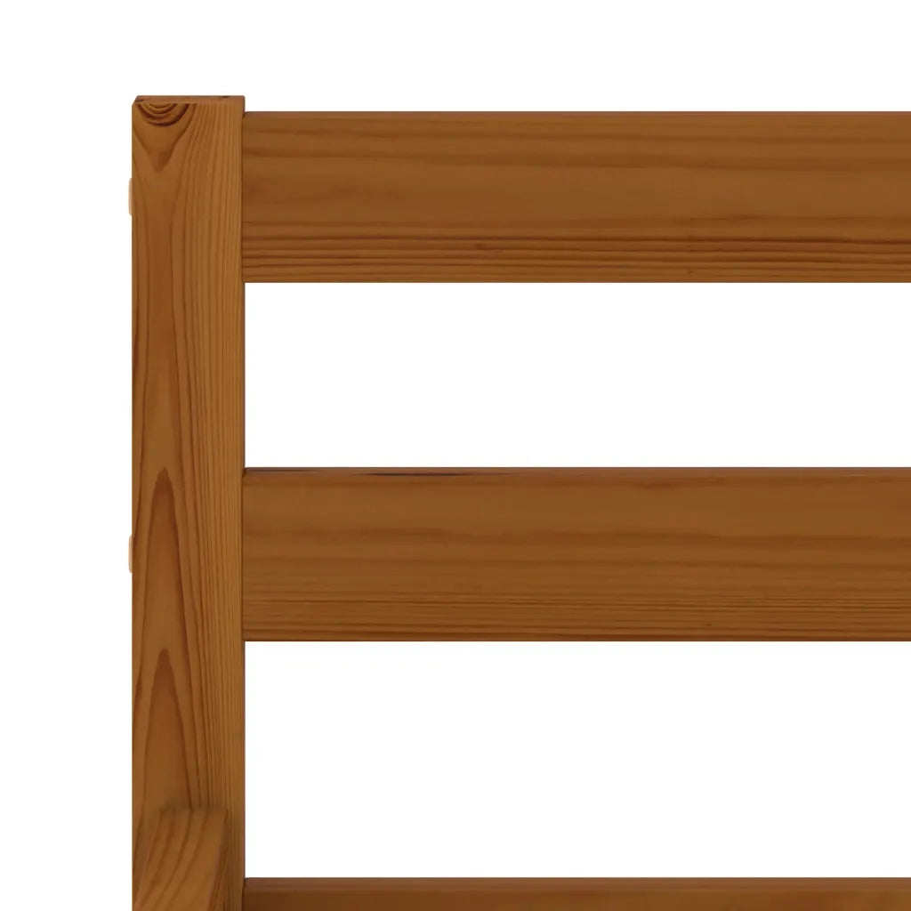 Giroletto senza Materaso Ambrato in Legno di Pino 120x200 cm 283210