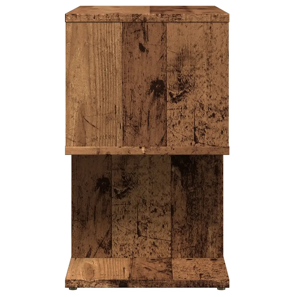 Comodino-Tavolino da notte Legno Vecchio 50x30x51,5 cm Legno Multistrato