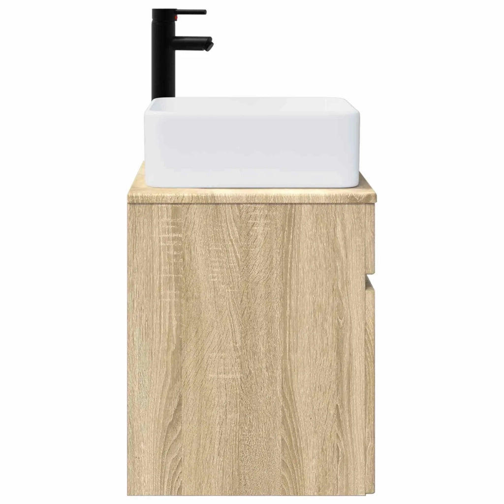 Mobile lavabo da parete Rovere Sonoma 49 x 41 x 63 cm 890564