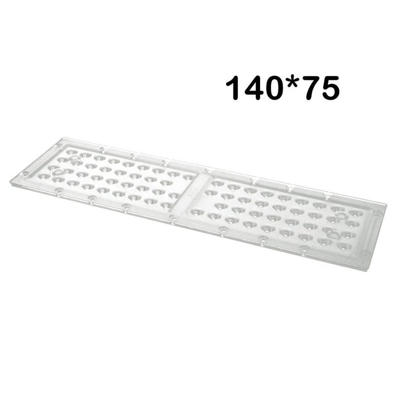 Lente 140*75 Gradi Doppio Angolo Per Modulo Del Proiettore Led FE3150N FE1150N Compreso Guaine Silicone Per Illuminazione Stradale