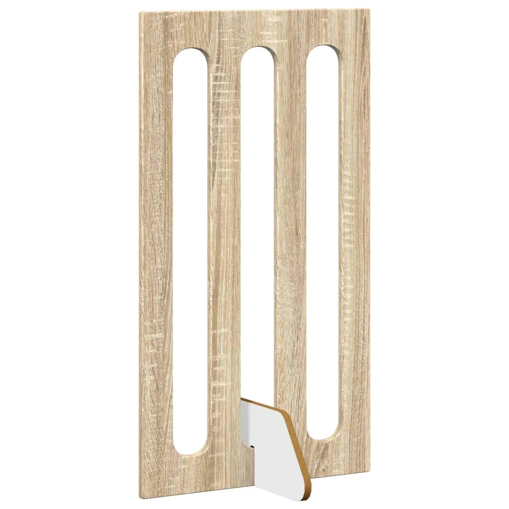 Recinto pieghevole per animali 4 pcs Rovere Sonoma 8005976