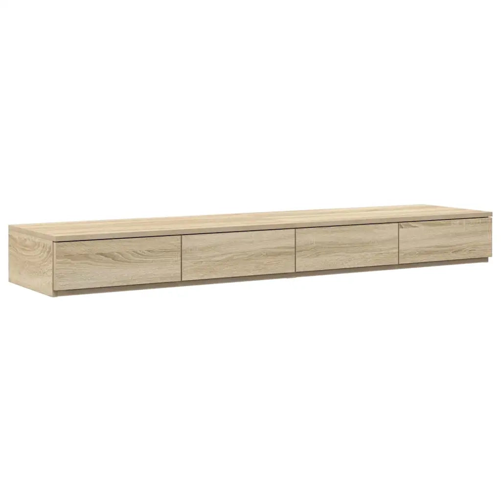 Struttura letto con contenitore Rovere Sonoma 150 cm 3335647