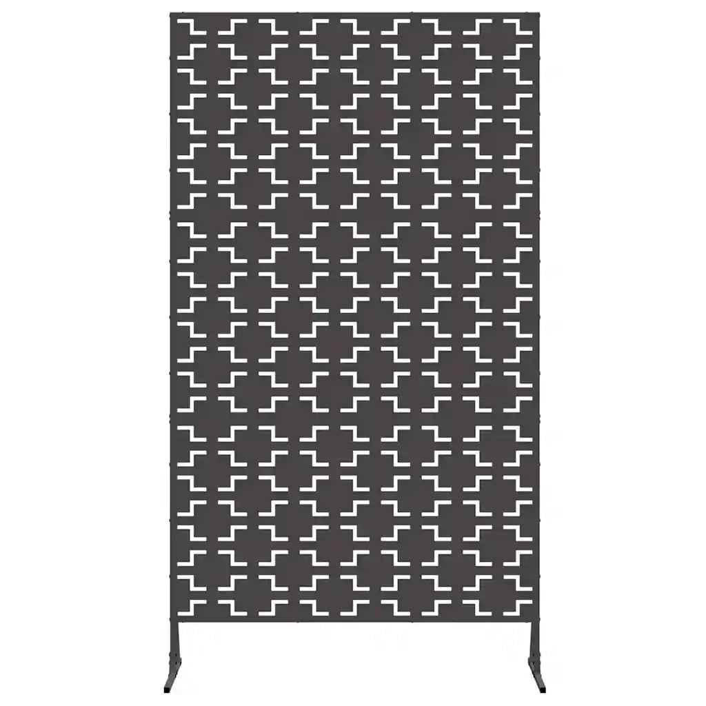 Schermo per Privacy Nero 100 x 50 x 180 cm Acciaio CFW8532337