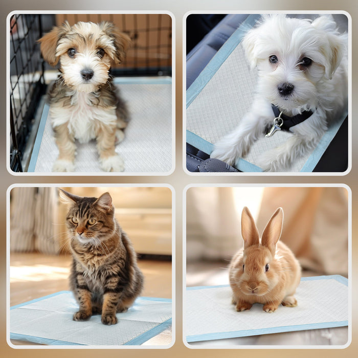 Set 100 Tappetini Assorbenti Traversine Igieniche 45x30 cm a 6 Strati