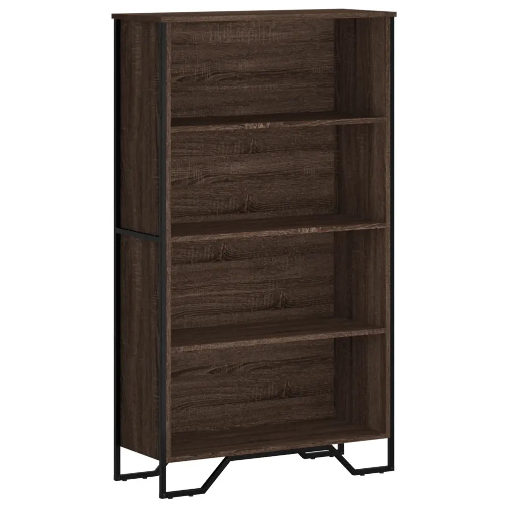 vidaXL Libreria Rovere Marrone 80x31x137,5 cm in Legno Multistrato