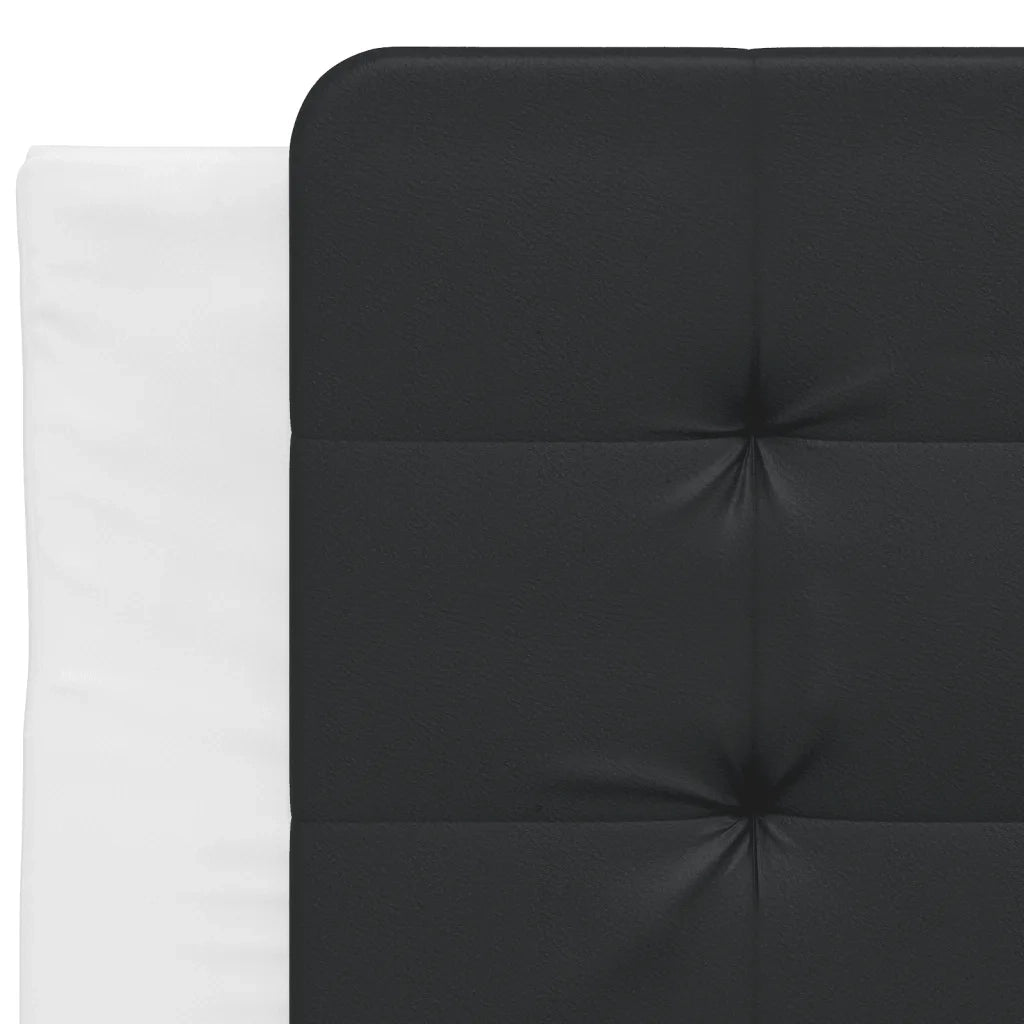 Giroletto senza Materasso Zadar Bianco e Nero 100x200 cm in Similpelle