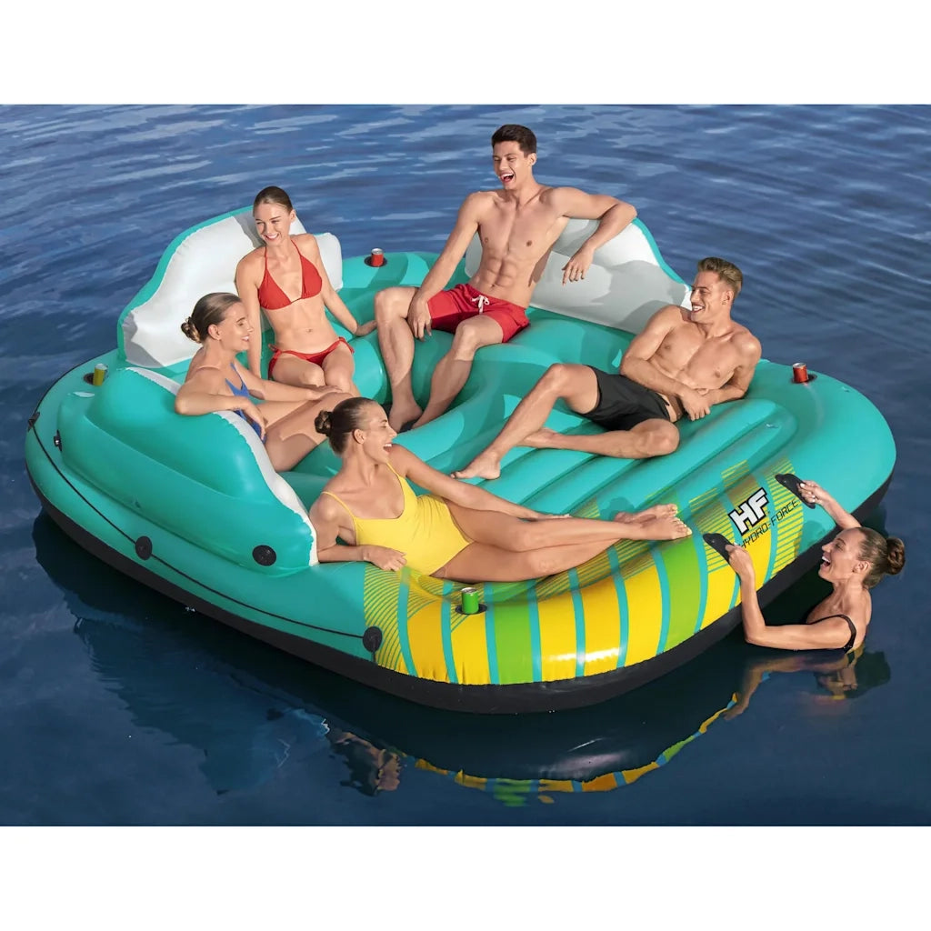 Bestway Isola Gonfiabile per 5 Persone Sunny Lounge 291x265x83 cm 3202599