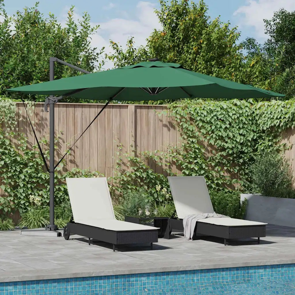 Ombrellone Verde 286 x 284 x 270 cm Alluminio e Poliestere 42003320