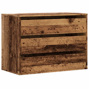 Cassettiera Angolare Legno Antico 80x41x58 cm Legno Multistrato CFW6385165