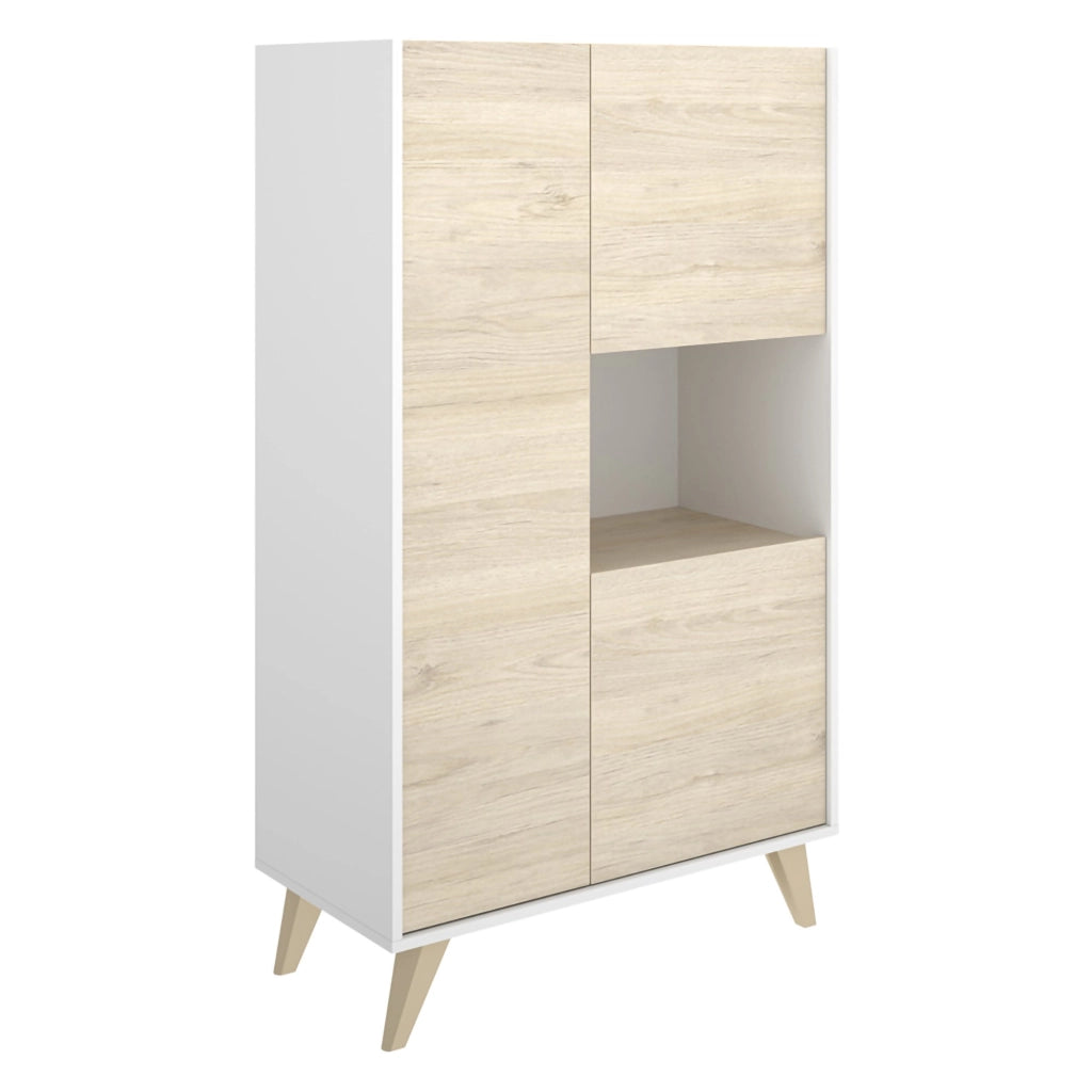 Sutter, set Mobili da Soggiorno Cassetti, Marrone Rovere