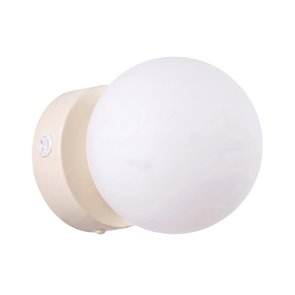 Applique YOLI 1 beige con interruttore