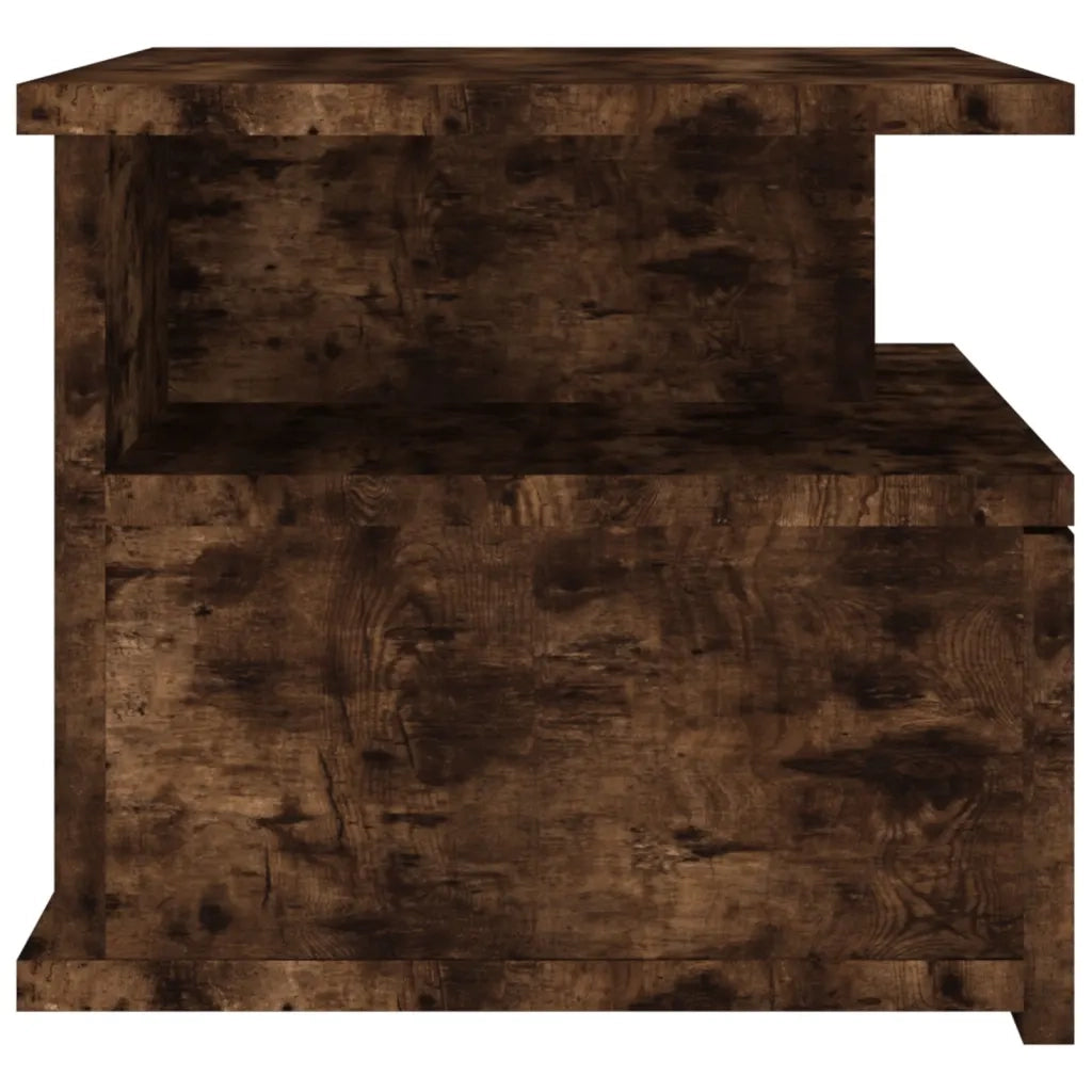 Comodino Pensile Rovere Fumo 40x31x27 cm in Legno Multistrato cod mxl 30388
