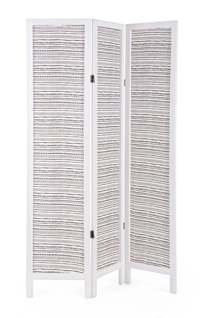Paravento 3A Pattern Bianco 120X170 - Bizzotto