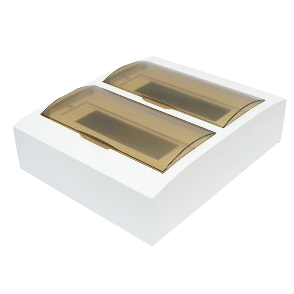 Pannello portafusibili applicato 2 file, 24 moduli 330x270x100mm IP40