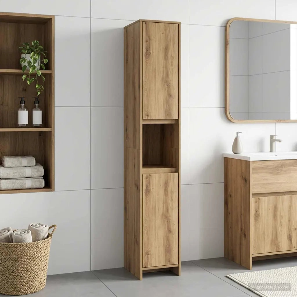 Mobile da Bagno Rovere Artigianale 30 x 33 x 190 cm