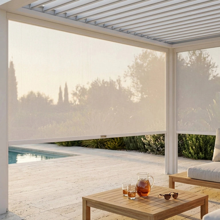 Laterale per pergola biocliamatica in textilene - ALICE