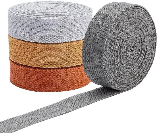 Nastro adesivo a cotone 25mm - 4 rotoli - Alta densità - Materiale per artigianato e attività all'aperto - Adesivo a lana