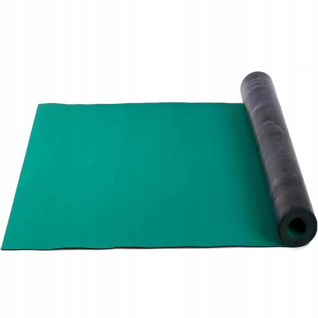 Tappetino Antistatica ESD Nera 0.6m x 10m x 2mm – Protezione Elettrostatica | Gomma Naturale, Resistente a Chimici