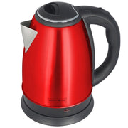 Trade Shop - Bollitore Elettrico In Acciaio Inox 1,8lt 2200w Acqua Calda Bollilatte Rosso -